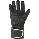 Richa Stradale Leather Motorcycle Gloves - Black White