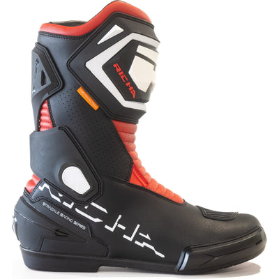 Richa Stradale Motorcycle Boots - Black Red