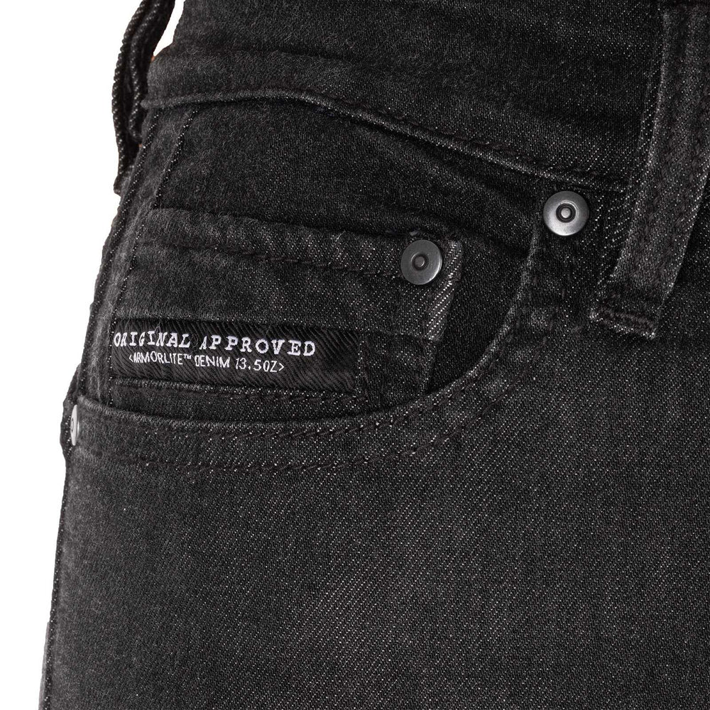 Oxford Original Approved AA Sofia Slim Ladies Motorcycle Jeans - Black