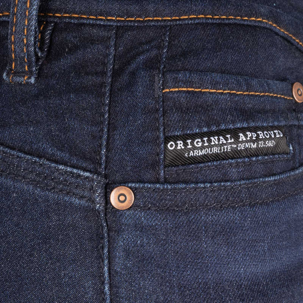 Oxford Original Approved AA Sofia Slim Ladies Motorcycle Jeans - Indigo