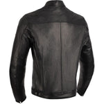Oxford Walton 2.0 Leather Motorcycle Jacket - Black