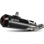 Scorpion Red Power Black Ceramic Slip-On Exhaust For Honda CB 500 F 2019-2021