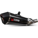 Scorpion Serket Taper Carbon Fibre Slip-On Exhaust For Honda CB 500 F 2019-2021
