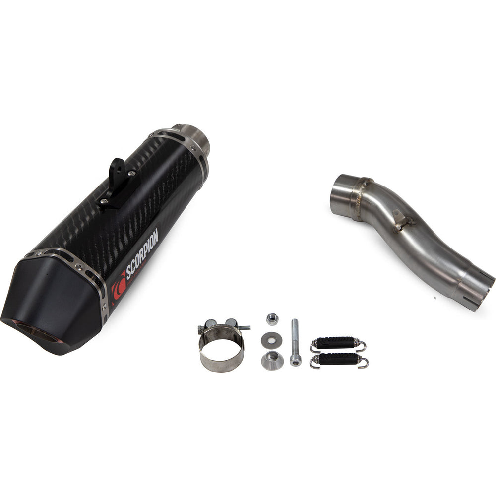 Scorpion Serket Taper Carbon Fibre Slip-On Exhaust For Honda CB 500 F 2019-2021