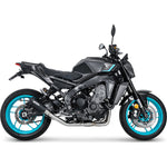 Scorpion Red Power Full System Black Ceramic Exhaust For Yamaha MT-09 2024-2025