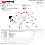 Scorpion Serket Parallel Stainless Steel Slip-On Exhaust For BMW S1000 XR 2020-2025