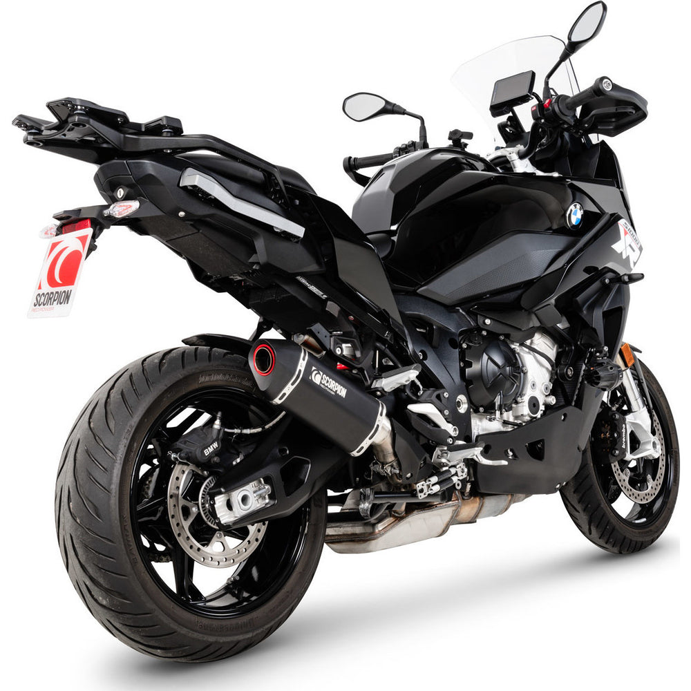Scorpion Serket Parallel Black Ceramic Slip-On Exhaust For BMW S1000 XR 2020-2025