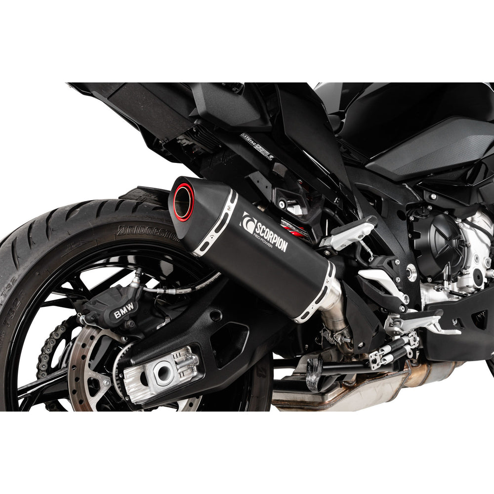 Scorpion Serket Parallel Black Ceramic Slip-On Exhaust For BMW S1000 XR 2020-2025