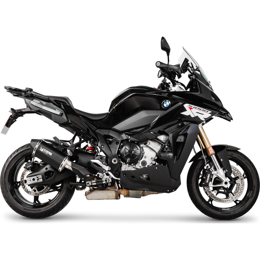 Scorpion Serket Parallel Black Ceramic Slip-On Exhaust For BMW S1000 XR 2020-2025