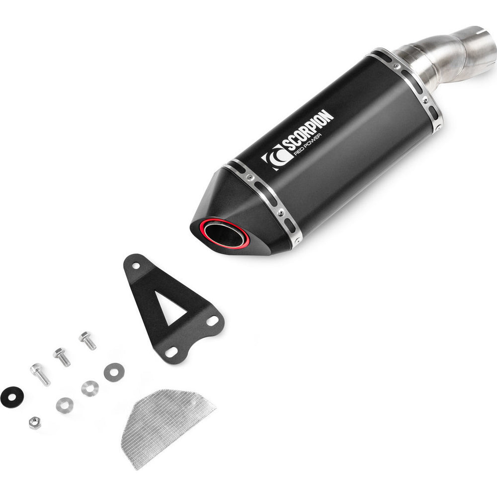Scorpion Serket Parallel Black Ceramic Slip-On Exhaust For BMW S1000 XR 2020-2025