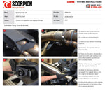 Scorpion Serket Parallel Black Ceramic Slip-On Exhaust For BMW S1000 XR 2020-2025