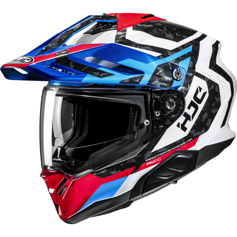 HJC RPHA 60 Dakar Dual Sport Helmet - White Blue Red