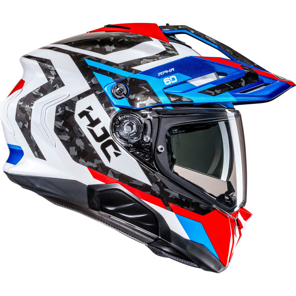 HJC RPHA 60 Dakar Dual Sport Helmet - White Blue Red