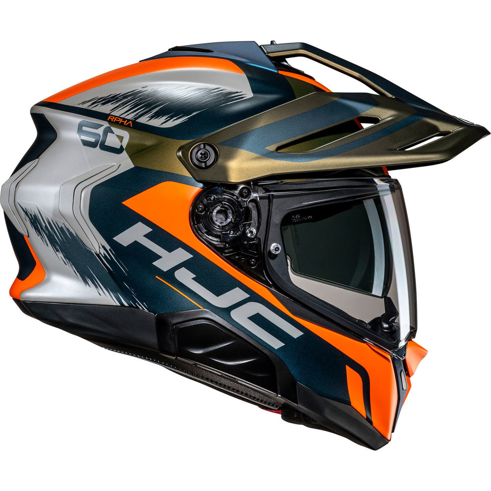 HJC RPHA 60 Quid Dual Sport Helmet - Orange Black