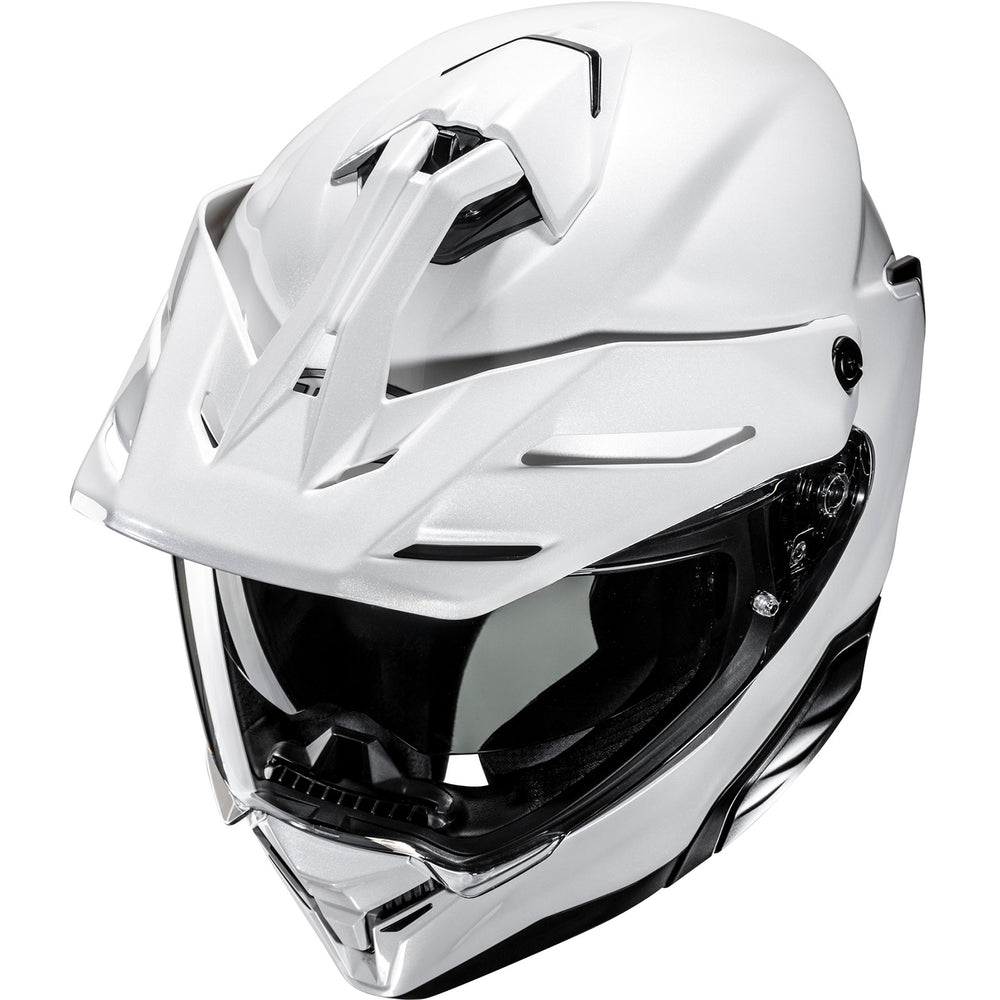 HJC RPHA 60 Plain Dual Sport Helmet - Pearl White