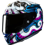 HJC RPHA 12 Kraken Motorcycle Helmet - Blue Purple White