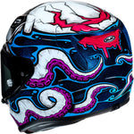 HJC RPHA 12 Kraken Motorcycle Helmet - Blue Purple White