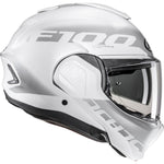 HJC F100 Hetal Flip Front Motorcycle Helmet - White
