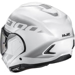 HJC F100 Hetal Flip Front Motorcycle Helmet - White