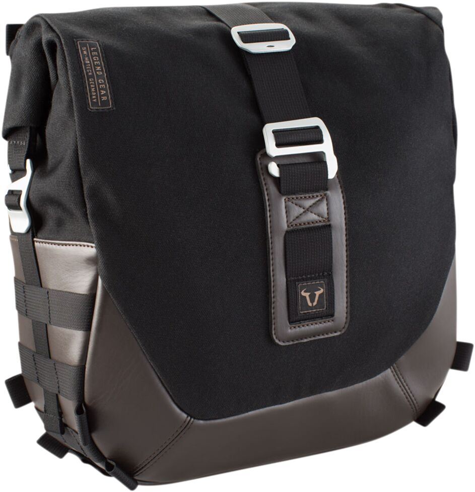 SW Motech Legend Gear Saddlebag - Yamaha XVS 1300 A 2007-2016 - Black/Brown