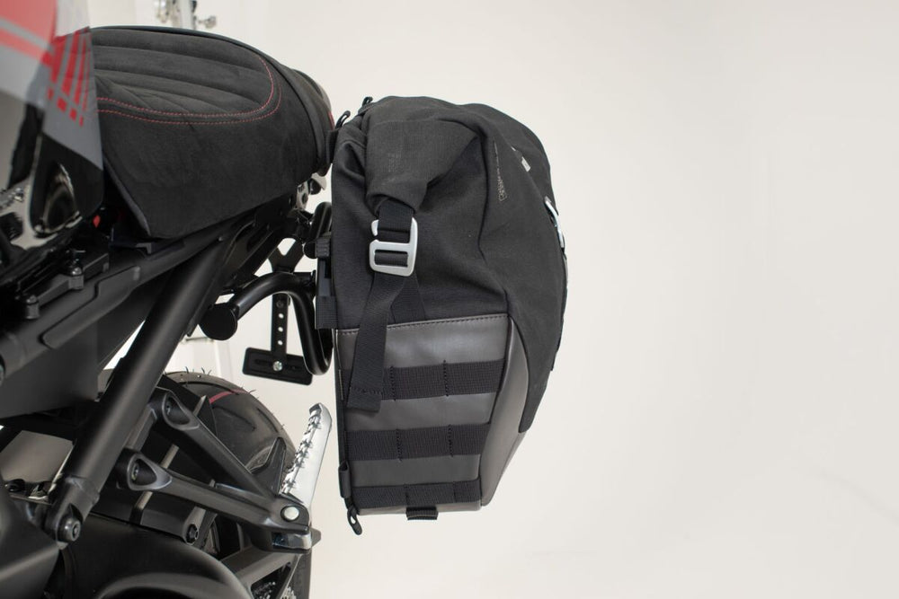 SW Motech Legend Side Pannier Bag System Lc - Yamaha XSR 900 2017 - Black/Brown