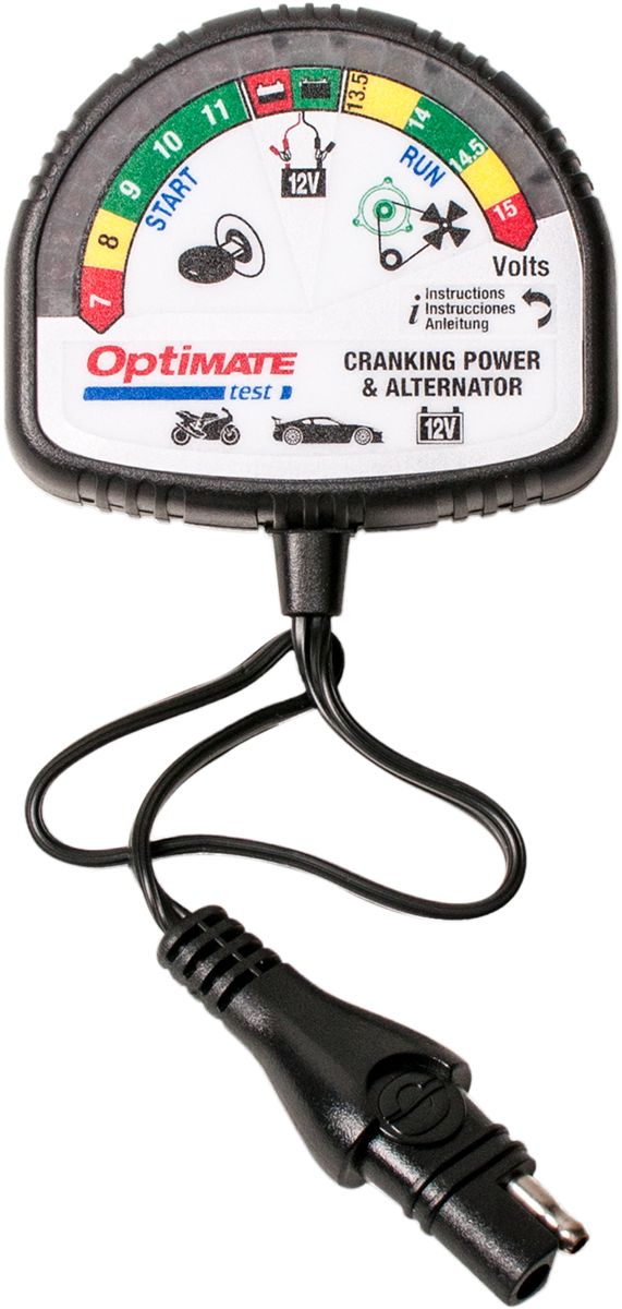 TecMate Optimate Test Cranking & Alternator