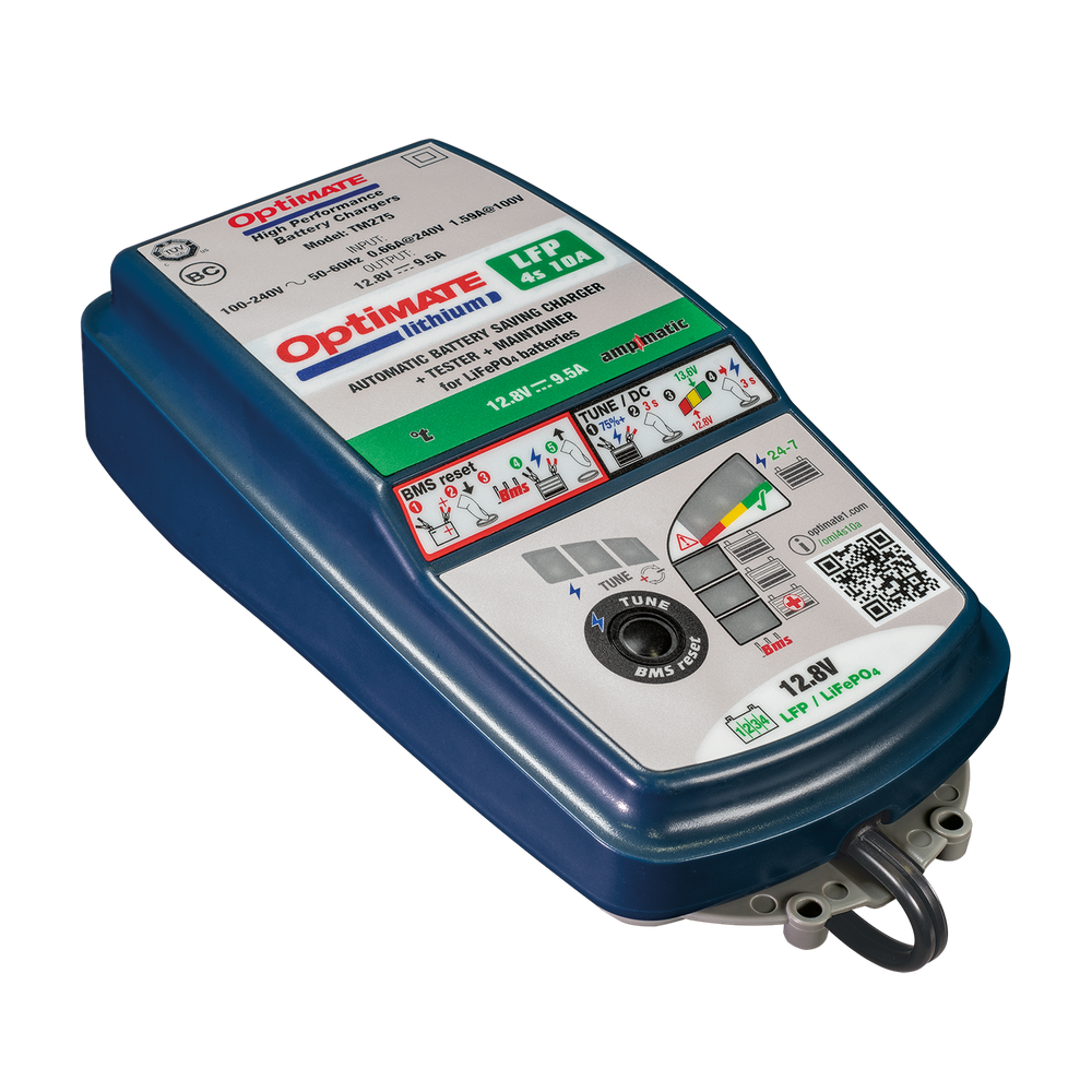 TecMate Optimate Lithium LFP 4S 10A Battery Charger