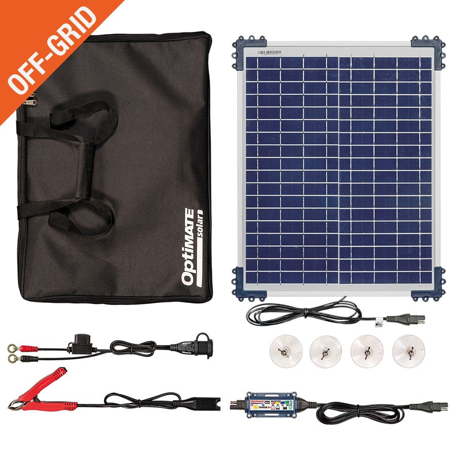 TecMate Solar DUO 20W Travel Kit