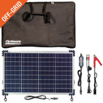 TecMate Solar DUO 40W Battery Charger Travel Kit