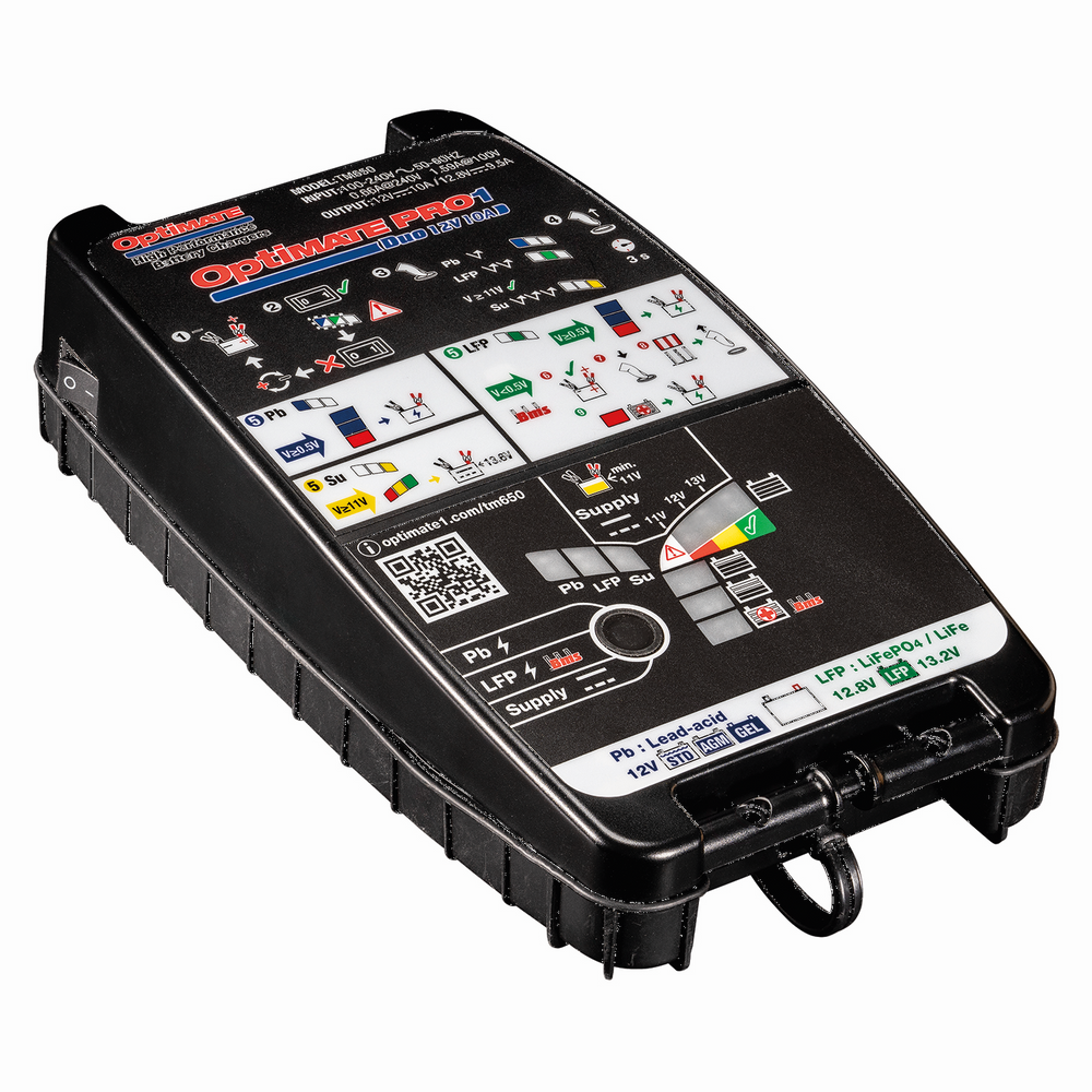 TecMate Optimate Pro-1 Duo Battery Charger & Tester
