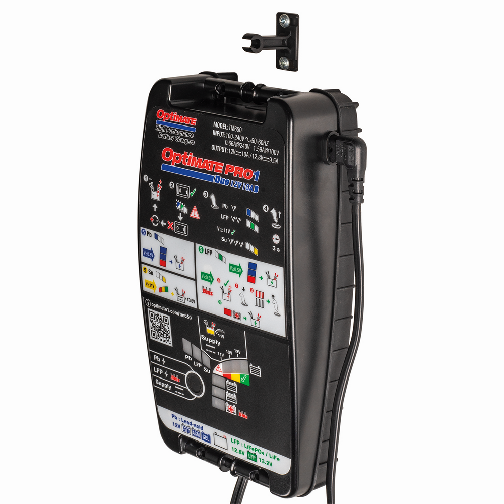 TecMate Optimate Pro-1 Duo Battery Charger & Tester