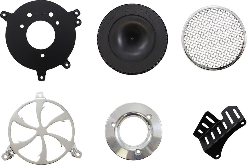 Cobra Air Cleaner Kit For Harley Davidson FLHR 1584 2008-2011 Swept - Chrome