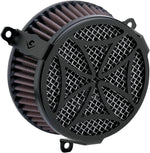 Cobra Air Cleaner Kit For Harley Davidson FLHR 1584 2008-2011 Cross - Black