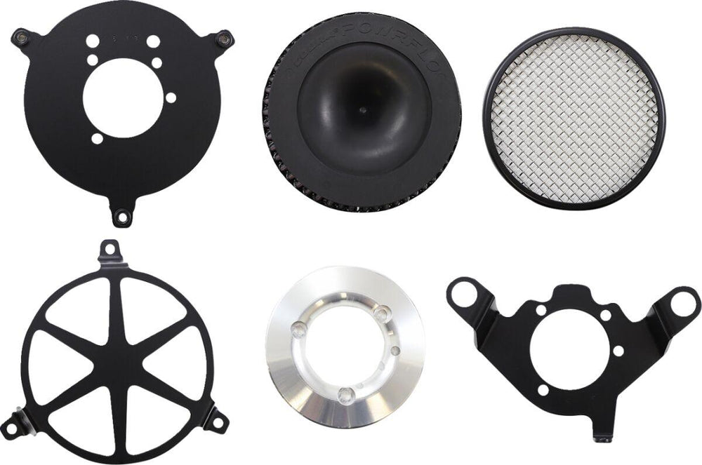 Cobra Air Cleaner Kit For Harley Davidson FLD 1690 2012-2013 Spoke - Black