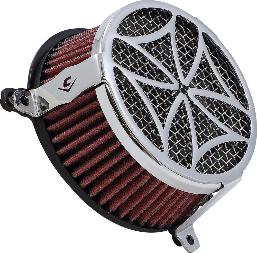 Cobra Air Cleaner Kit For Harley Davidson XL1200C 2004-2020 Cross - Chrome