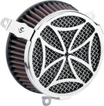 Cobra Air Cleaner Kit For Harley Davidson XL1200C 2004-2020 Cross - Chrome