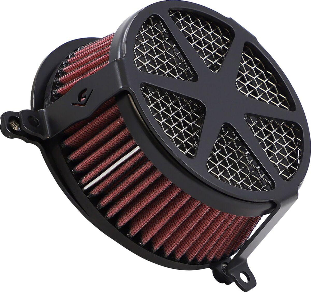 Cobra Air Cleaner Kit For Kawasaki VN 900 2006-2019 Spoke - Black