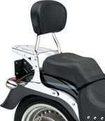 Cobra Round Sissy Bar - Harley Davidson FXSTC1584 2007-2009 - Chrome