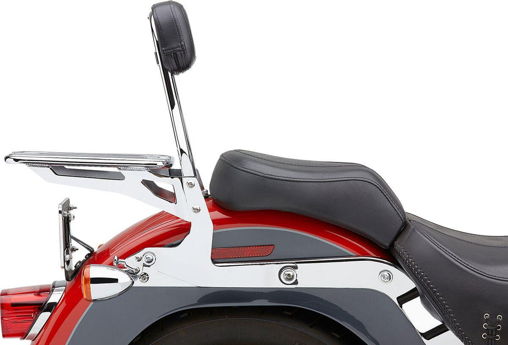 Cobra Detachable Backrest Kit For Harley Davidson FXSTSI 1450 EFI 2000-2003 - Chrome