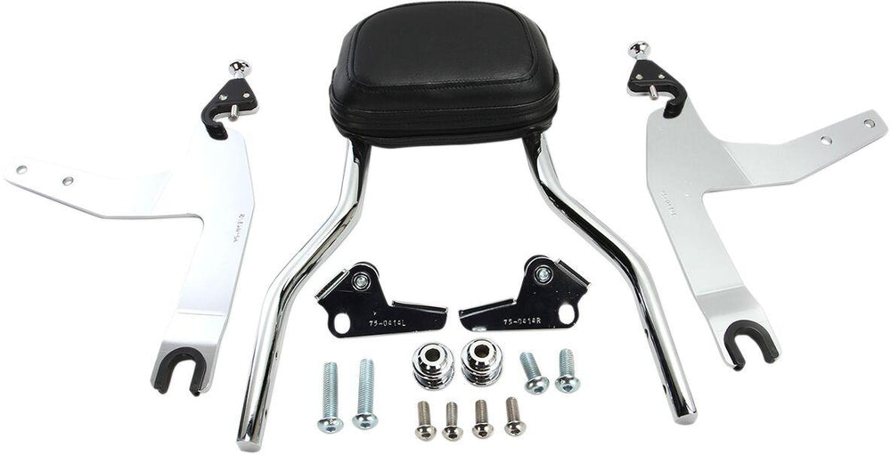 Cobra Detachable Backrest Kit For Harley Davidson FXSTB 1584 2007-2009 - Chrome