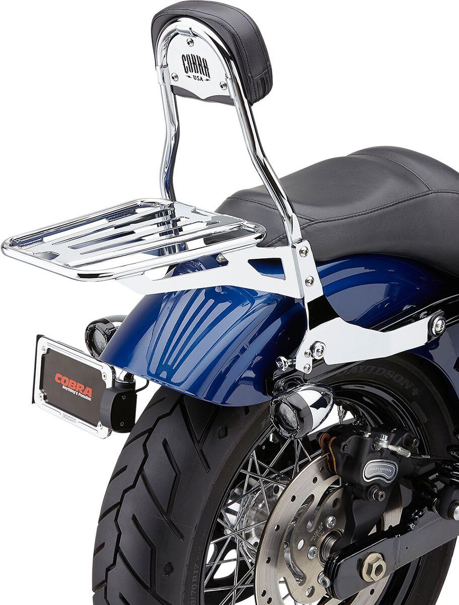 Cobra Detachable Backrest Kit For Harley Davidson FXDSE 1800 2007 - Chrome