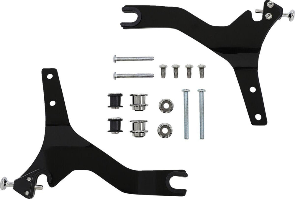 Cobra Detachable Backrest Kit For Harley Davidson XL1200C 2004-2020 - Black
