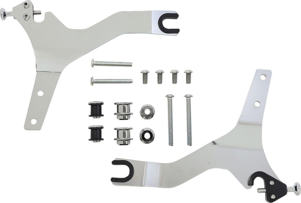 Cobra Detachable Backrest Kit For Harley Davidson XL 883 R 2004-2015 - Chrome 356mm