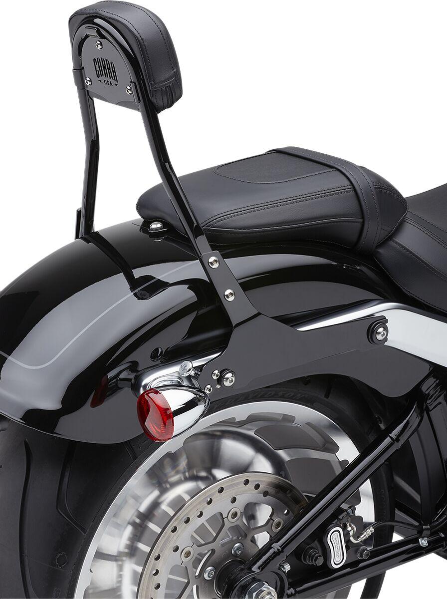 Cobra Detachable Backrest Kit For Harley Davidson FLFBS 1868 2018-2024 - Black 356mm