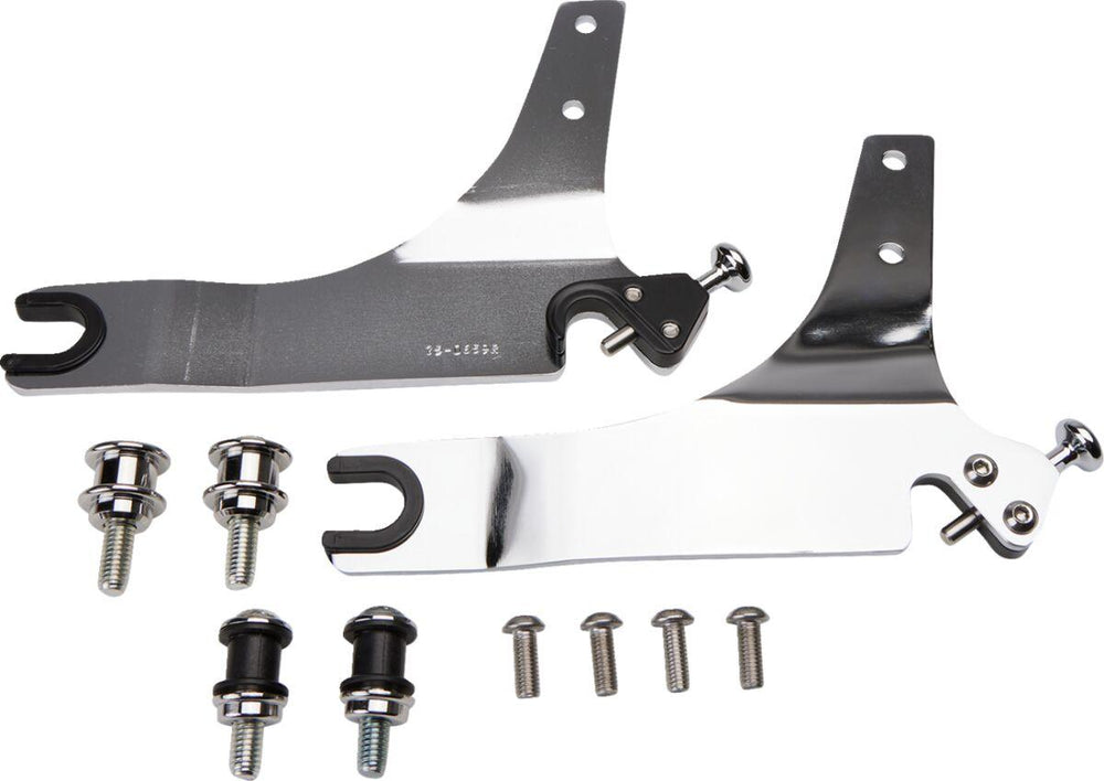 Cobra Detachable Backrest Kit For Harley Davidson FXLR 1750 2018-2020 - Chrome 356mm