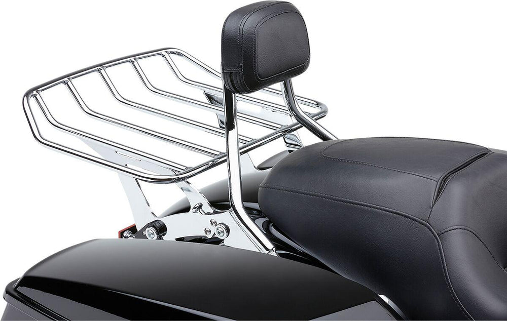 Cobra Short Detachable Backrest For Harley Davidson FLTRXSE2 1800 2013 - Chrome