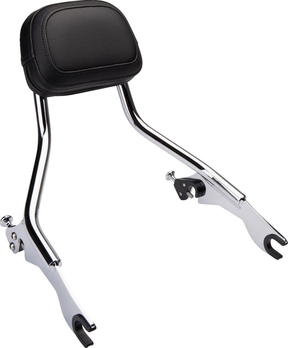 Cobra Short Detachable Backrest For Harley Davidson FLTRXSE2 1800 2013 - Chrome