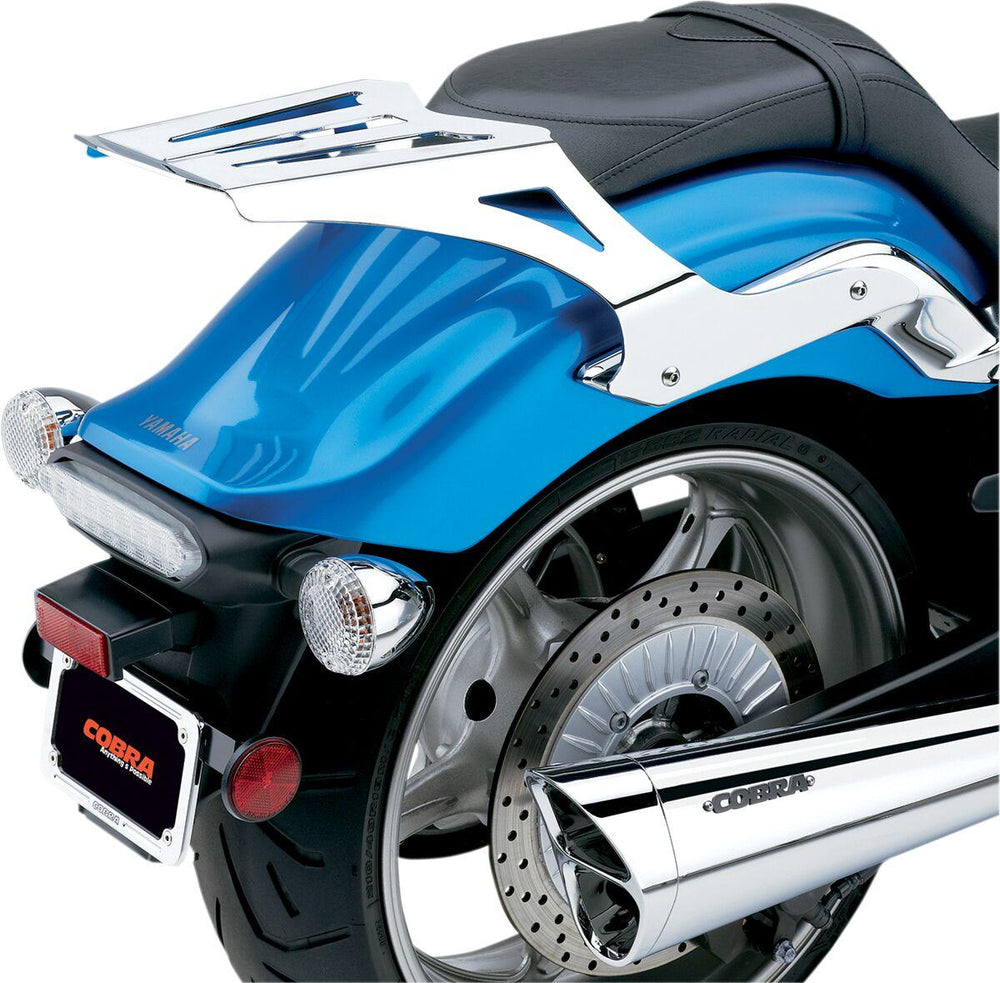 Cobra Formed Luggage Rack For Yamaha XVS 1300 C 2011-2017 - Chrome