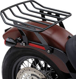 Cobra Big Ass Detachable Solo Luggage Rack - Harley Davidson FXBBS 1868 2021-2024 - Black