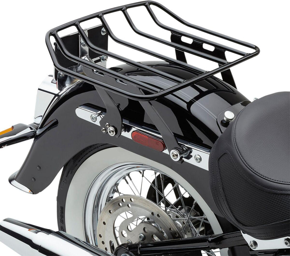 Cobra Big Ass Detachable Wrap Around Rack - Harley Davidson FXST 1750 2020-2024 - Black